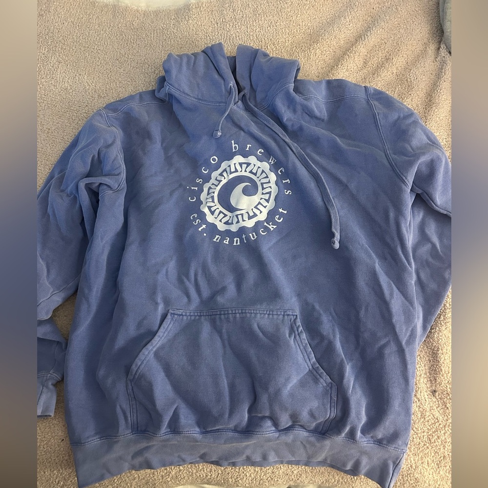 Cisco Brewers Comfort Colors Blue/Purple Hoodie